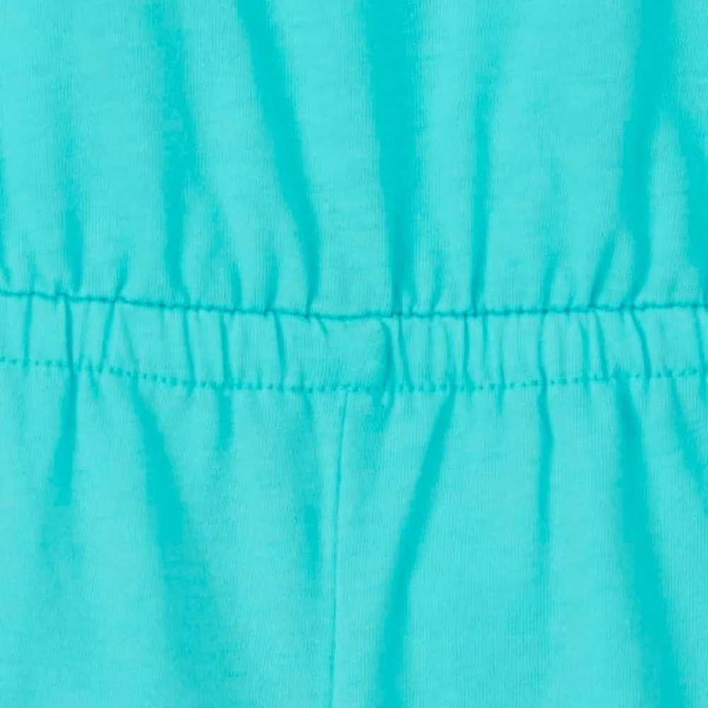 The Children’s Place Girls Ruffle Romper Blue Radiance Size XL 14 Jersey